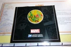 LOKI THOR RIVAL MARVEL DISNEY USPS 2008 COLOR ENAMEL 999 SILVER COIN PAPER 3MM4
