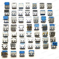 53pcs/set Type-A USB 3.0 Connector DC jack Male Solder 9 Pin Plug DC Connector