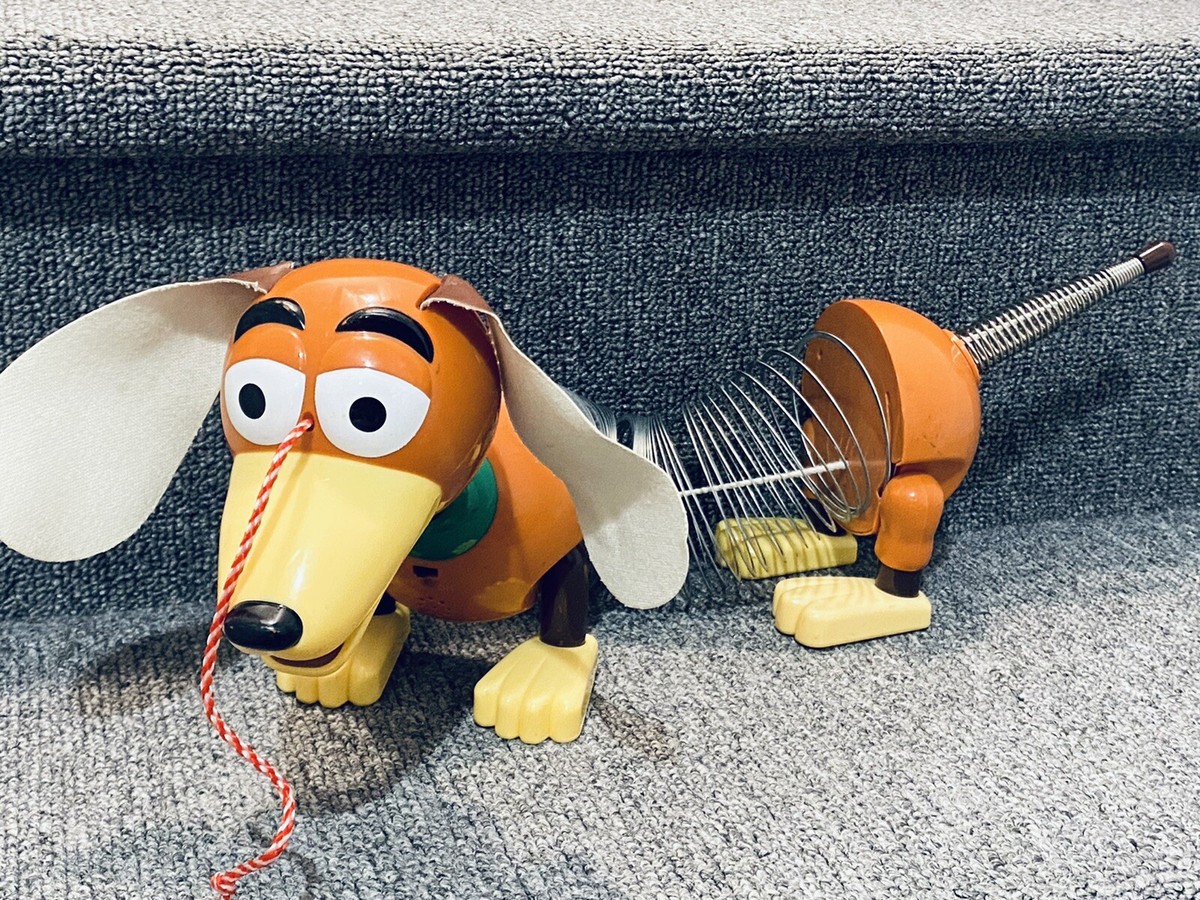 Disney Pixar Toy Story SLINKY DOG Pull Toy With Wheels Poof-Slinky 