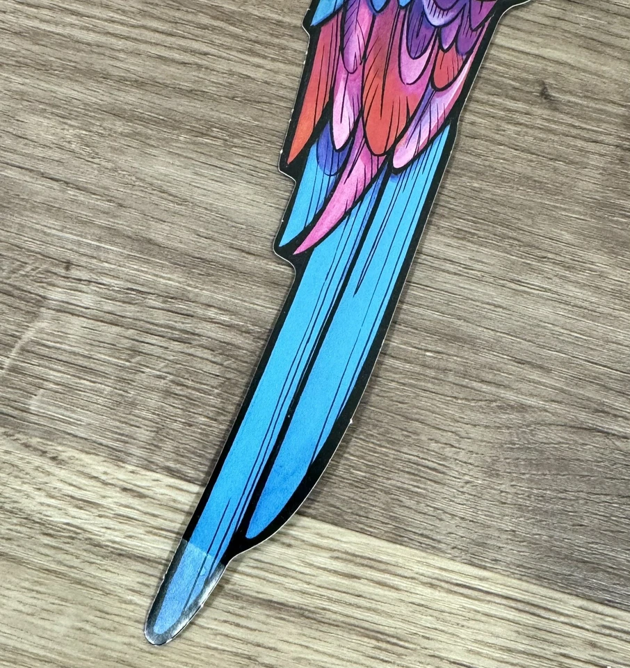 Beistle Pájaro Exótico Loro Troquelado Decoración 18” Hawaii Tiki Tropical Luau De Colección Años 90 Foto 3 de 4