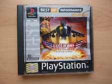 ebay® Auktion 115056695268 | EAGLE ONE HARRIER ATTACK // Playstation PS1 Spiel komplett mit Anleitung OVP CIB Thumbnail of ebay® auction 115056695268 | EAGLE ONE HARRIER ATTACK // Playstation PS1 Spiel komplett mit Anleitung OVP CIB