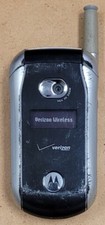 Motorola V series V265 - Black and Silver  Verizon  Rare Cellular Flip Phone
