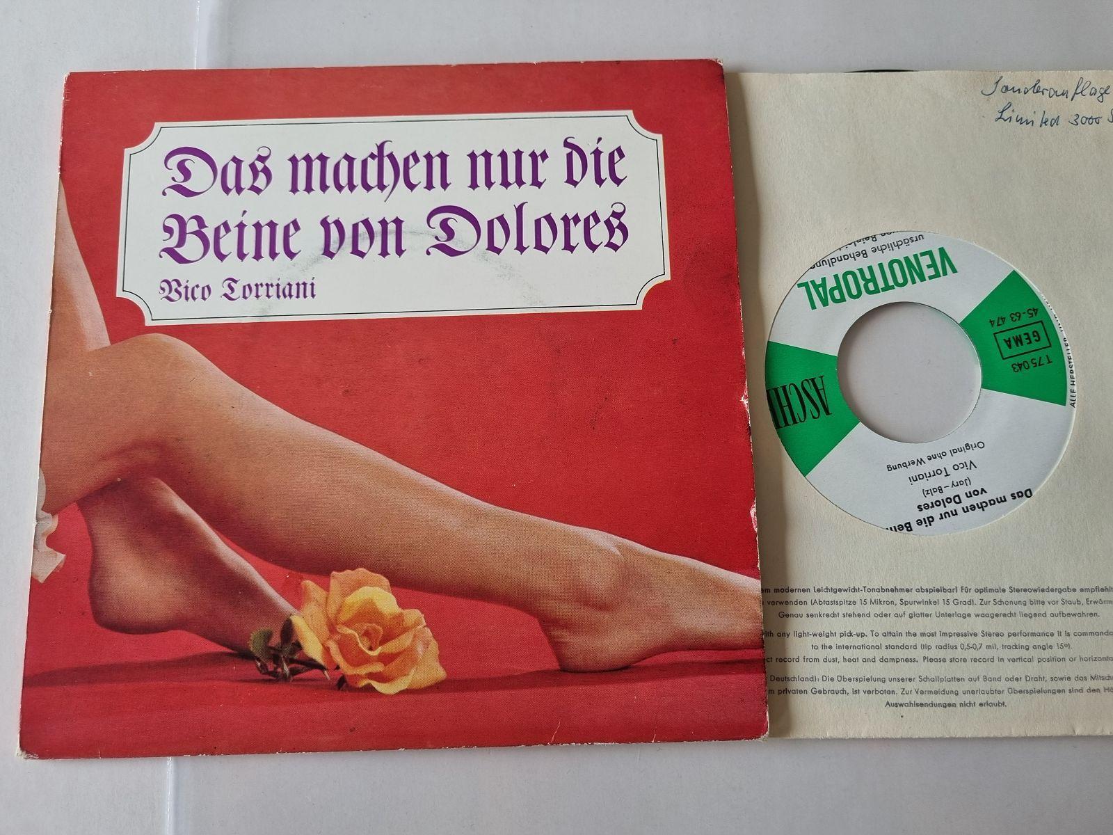 7"" Single Vico Torriani/ Boyd Bachmann - Das machen nur die Beine von Dolores Vi