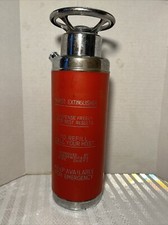 Vintage Thirst Extinguisher Fireman Musical Shaker Decanter Japan How Dry I Am