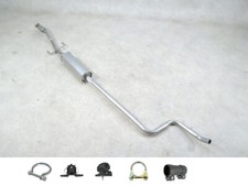 Mitteltopf Neu für Peugeot 208 I 1.0 Vti Auspuff Schalldämpfer + Anbauteile 