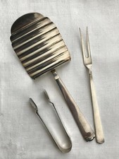 Wilkens Modell 222 neuwertiger Spargelheber aus massiv 800 Silber  ART DECO