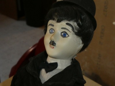charlie chaplin porcelain doll