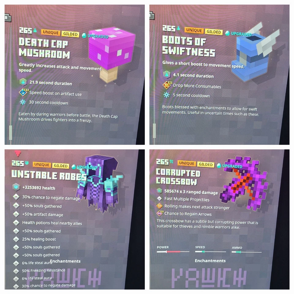 Minecraft Dungeons - Armor Unique Gilded Perfect Xbox/PS4/Switch/PC - Image 2 of 4