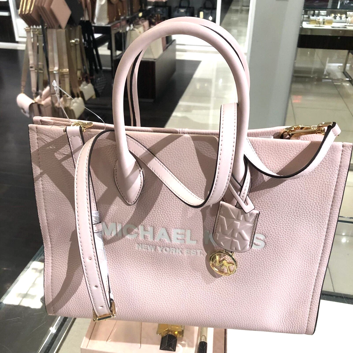 Michael Kors - Mirella Medium Pebbled Leather Tote Bag