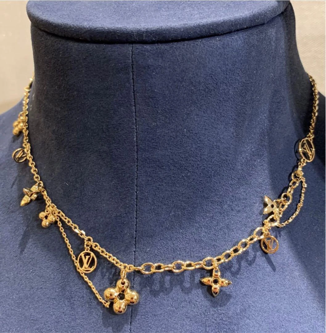 Louis Vuitton Gold Blooming Supple Necklace