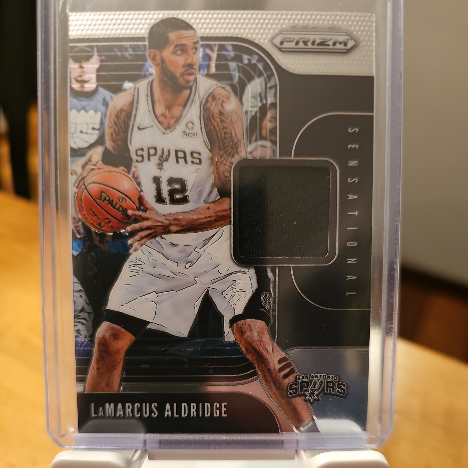 2019-20 Prizm LaMarcus Aldridge Sensational Swatches GU Jersey #SS-LMA Spurs
