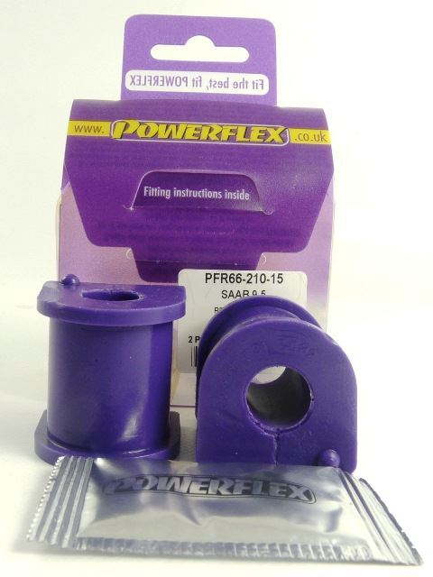 PFR66-210-15 POWERFLEX Rear Anti Roll Bar Bush 15mm fit Saab Vauxhall