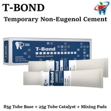 T-Bond Temp Bond Dental Temporary Crown and Bridge Non-Eugenol Cement 110g TOTAL