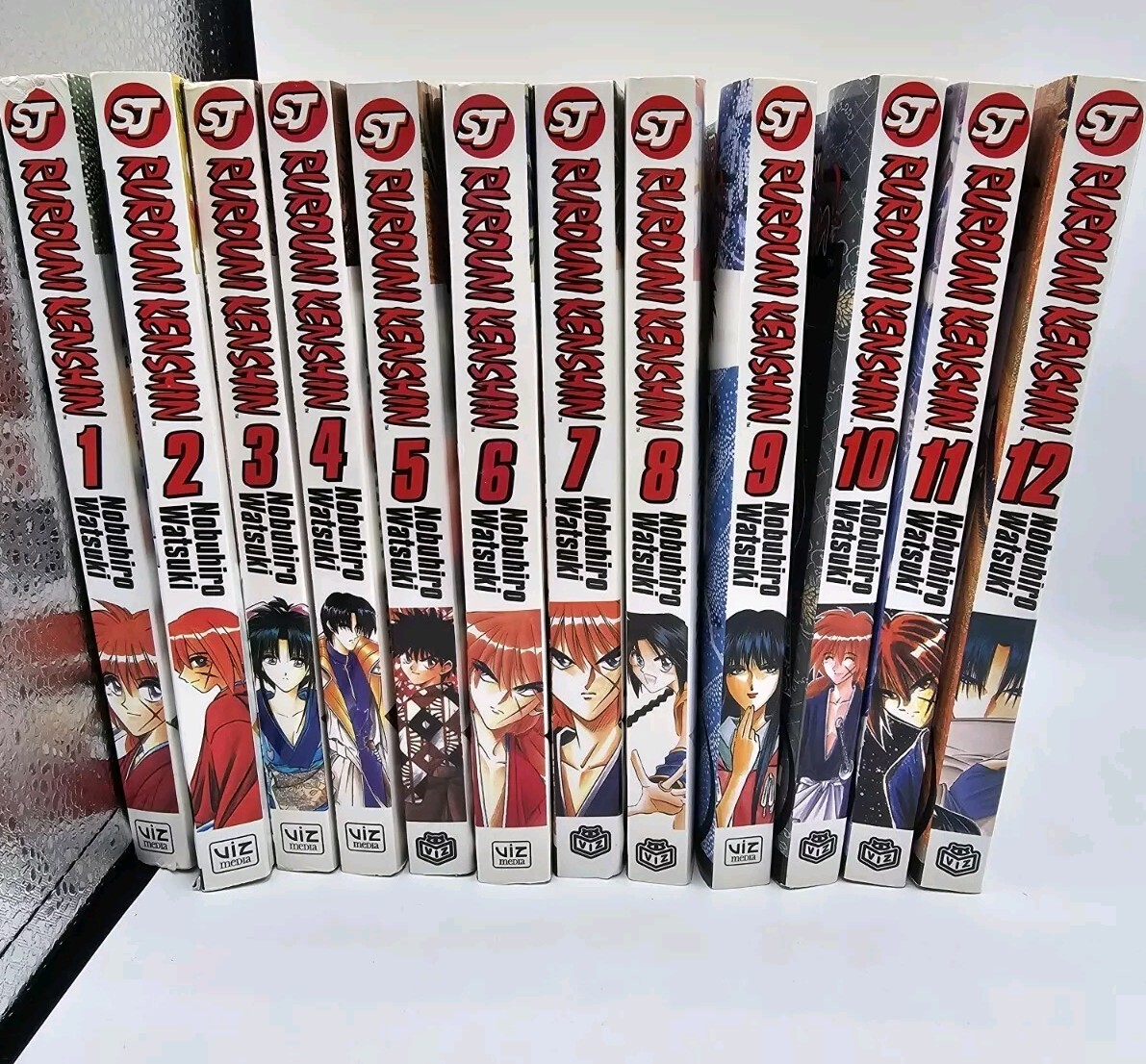 Rurouni Kenshin English Manga Set Series Volumes 1-12 Nouhiro