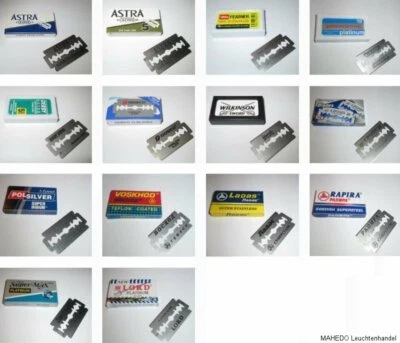 Set Test Probe Rasierklingen DE Klingen Mix Klinge FEATHER LADA WILKINSON 14-1