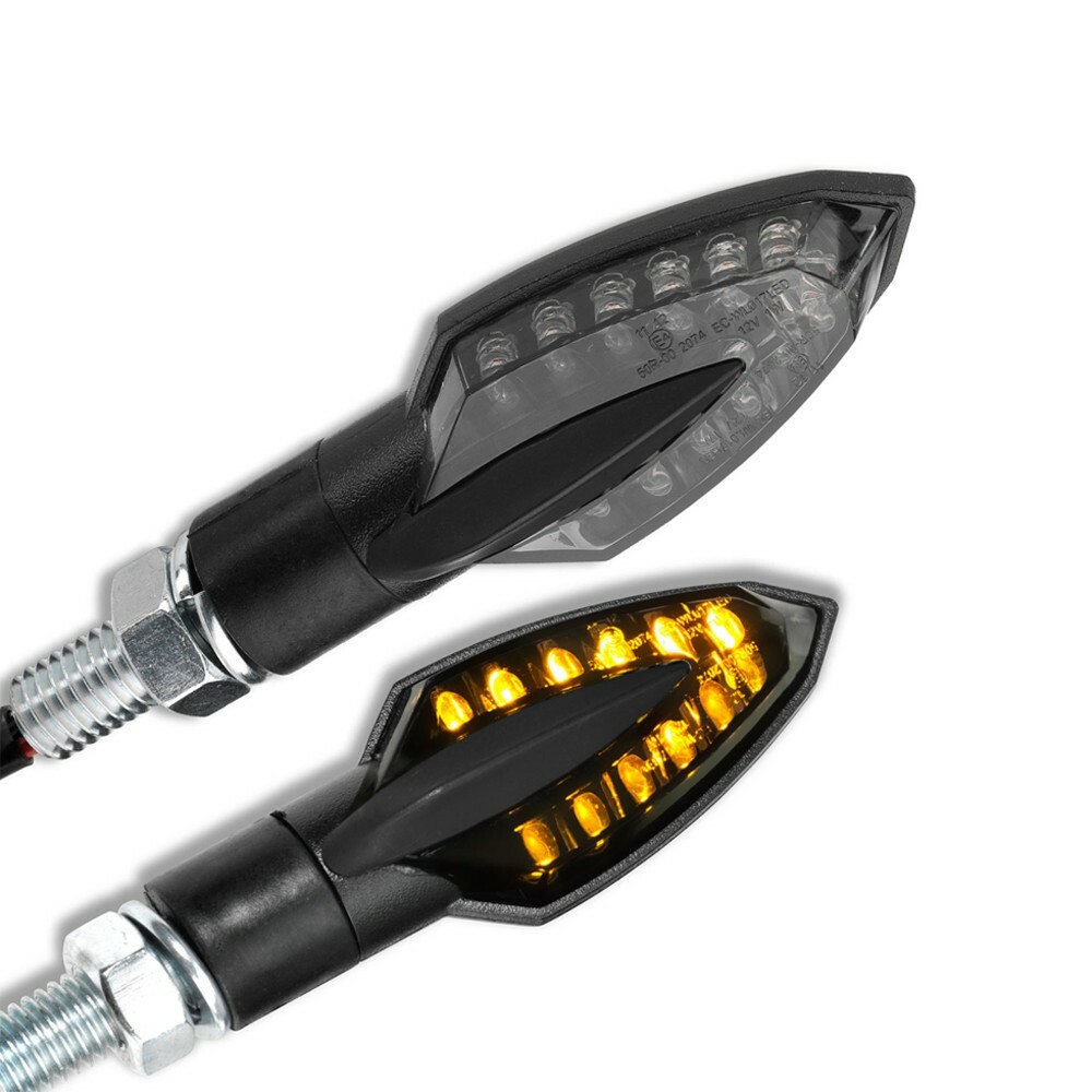 LED Indicators for Kawasaki ZX-6R / 636 E-Mark TX9 Black Tinted