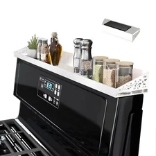 Magnetic Stove Top Shelf 30" Length Magnetic Spice Rack Over The Stove Oven Shel