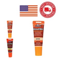 Interior Use Wood Filler 3.25 Ounce Tube Natural Color Paintable and Sandable