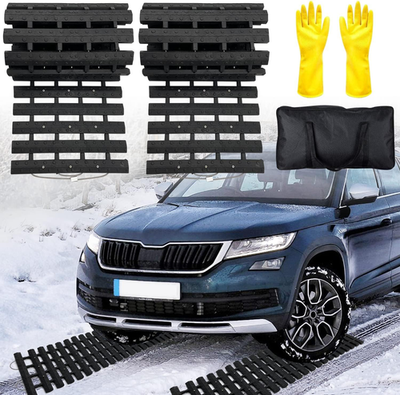 #ad #ad Emergency Devices Tire Traction Mats Portable for Snow Ice Mud and Sand Used $104.98