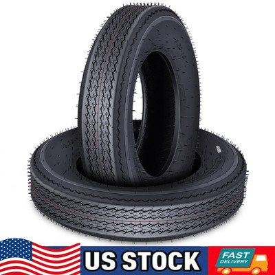 GarveeTech 5.3-12 5.3x12 530-12 Trailer Tires Boat Highway LRC 6 PR Set of 2