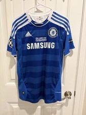 Vintage Adidas Chelsea 2012 Champions League Final Munich Drogba #11 Jersey S