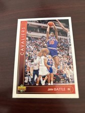 1993-94 Upper Deck John Battle #304 Cleveland Cavaliers Rutgers University