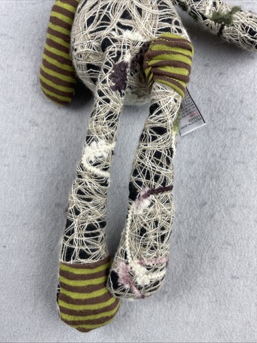 Gund Studio G Silly Squiggles Halfeye Bunny 18" Plush 2017 Fun Yarn Design - Picture 4 of 12