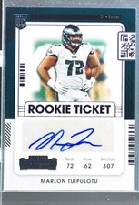 2021 Contenders Marlon Tuipulotu RC Auto #231 Eagles