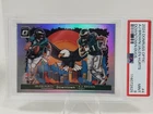 2024 Panini Donruss Optic Jalen Hurts & AJ Brown #4 Dual Downtown Duos - PSA 9