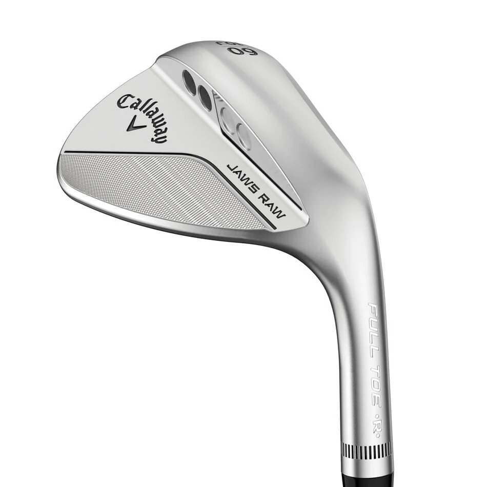 CALLAWAY 2023 JAWS RAW CHROME FULL TOE LOB WEDGE 58&deg;-10&deg; (BOUNCE) J GRIND STEEL