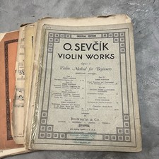 Lot of VINTAGE Violin Music Books - Method, Instruction, Sheet Music  MORE
