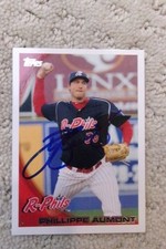 Phillippe Aumont Signed 2010 Topps Pro Debut #424 Auto