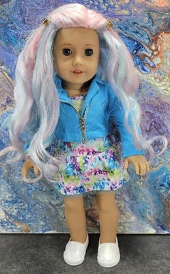 American Girl Just Like You Truly Me #88 Doll with Pink & Blue Hair & Blue Eyes