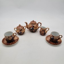 Vintage Hand Painted Porcelain Tea Set Nursery Rhymes 