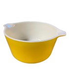 PYREX Yellow  Glass Mixing Bowl with Handles, Round,no. 473 1 qt PYREX.  — photo 2