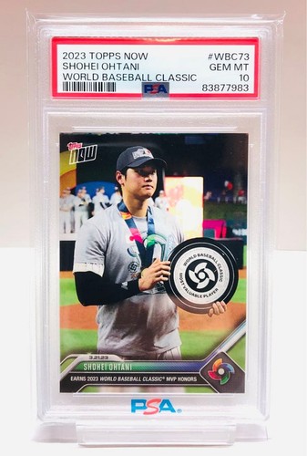 PSA 10 Shohei Ohtani 2023 Topps Now WBC #WBC73 Card