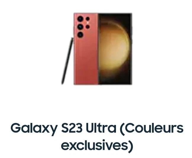 Samsung Galaxy S23 Ultra 512 Go couleur exclusive Rouge SM-S918B/DS - Photo 2/4