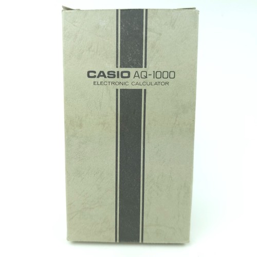 CASIO AQ-1000 Electronic Calculator / Time / Alarm *TESTED* - Picture 9 of 11