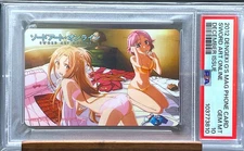 PSA 10 Sword Art Online Asuna Dengeki Mag Phone Card SAO 2012 Unused Japanese