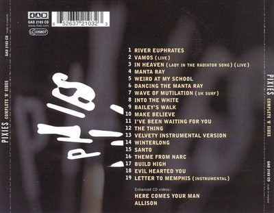 PIXIES - COMPLETE B-SIDES NEW CD