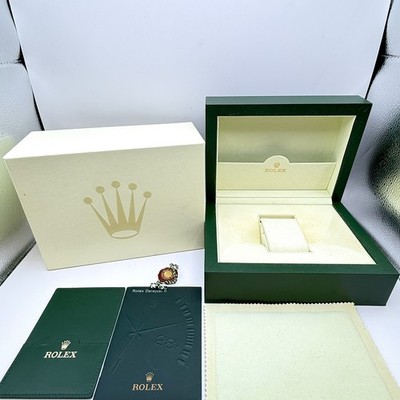 Rolex Watch Box 32.00.71 Datejust ll L Booklet Card holder Tag Outer box Genuine