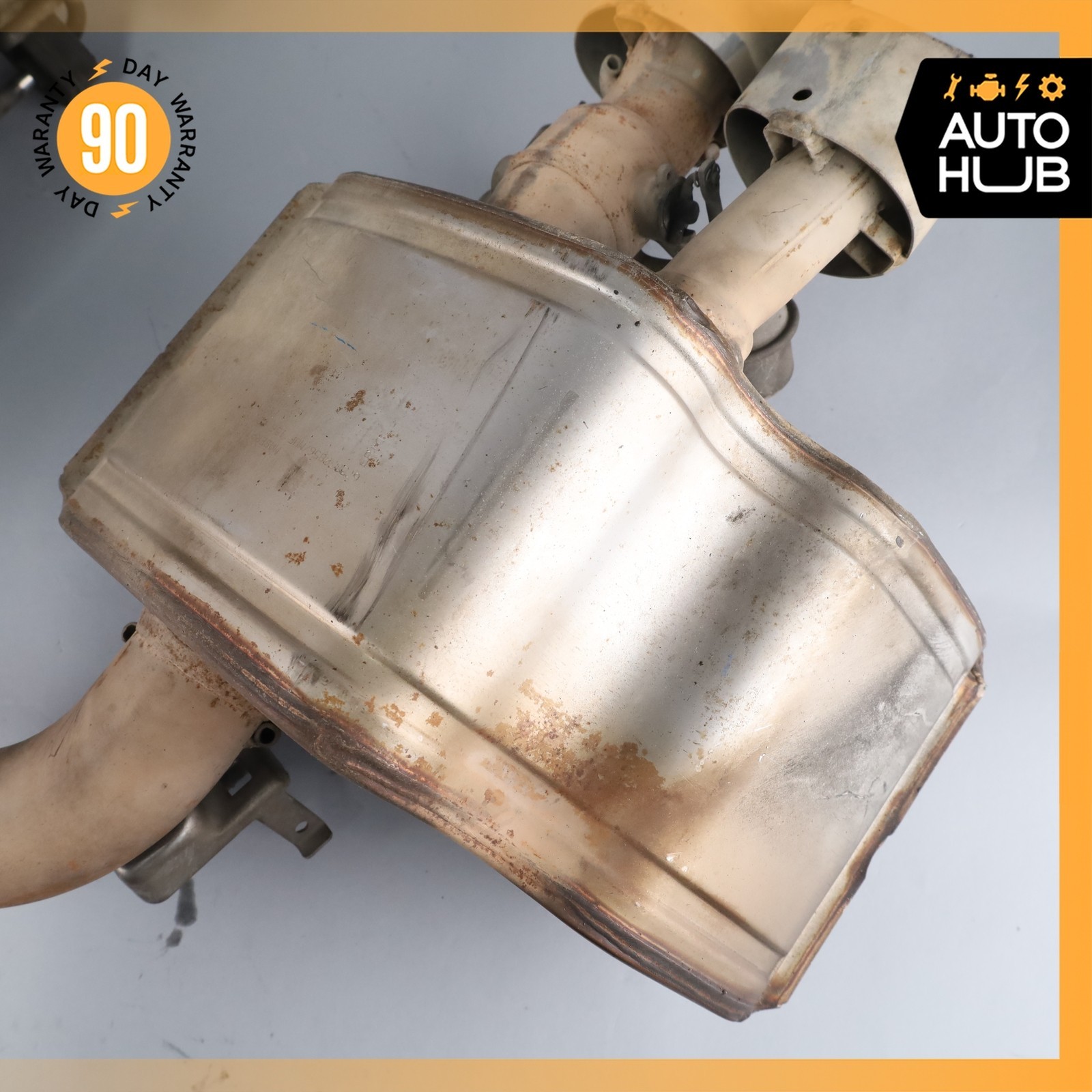 14-18 Maserati Ghibli S Q4 M157 Exhaust Muffler Set 670030855 OEM