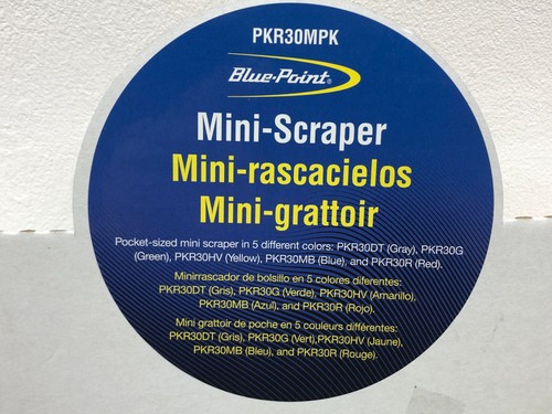 Blue-Point Green Mini Scraper By Snap-on Tools New PKR30 Gasket Paper Remover - Picture 4 of 5