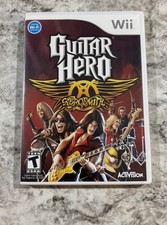 Guitar Hero: Aerosmith (Nintendo Wii) Complete w/ Manual