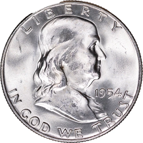 1954-D 50c Franklin Half Dollar ~ Uncirculated