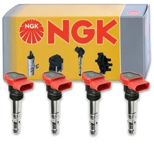 4 pc NGK 48704 U5013 Ignition Coils for UF483 UF-483 IGC1008 IC563 GN10444 wv