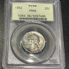 1952 Washington Quarter PCGS PR66 Proof in Old Green Holder OGH