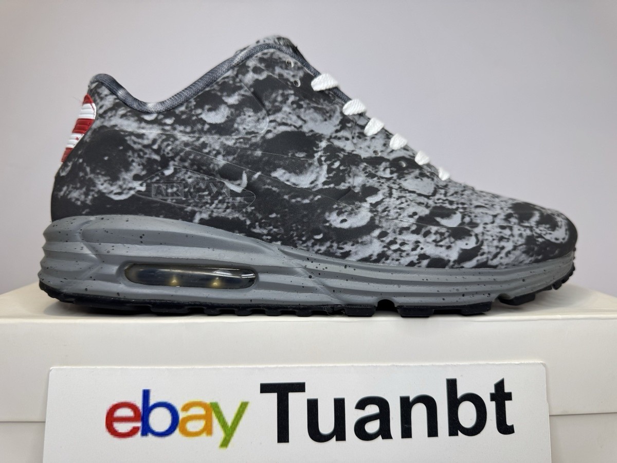 Nike Air Max Lunar 90 AM90 SP Moon Landing USA Flag Reflective Gray  700098-007