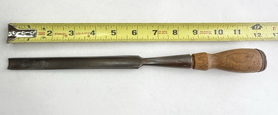 Vintage Woodworking Chisel Gouge 1/2  Unbranded