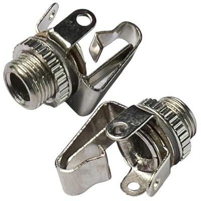 Transparent Switch Socket 3.5mm Mono TS Female Panel Mount Socket with Switch, 10 Pack Silver | eBay